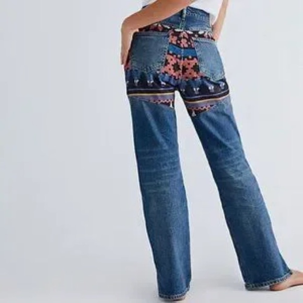 Free People Rocky Mountain Straight-Leg Jeans - Picture 2 of 11